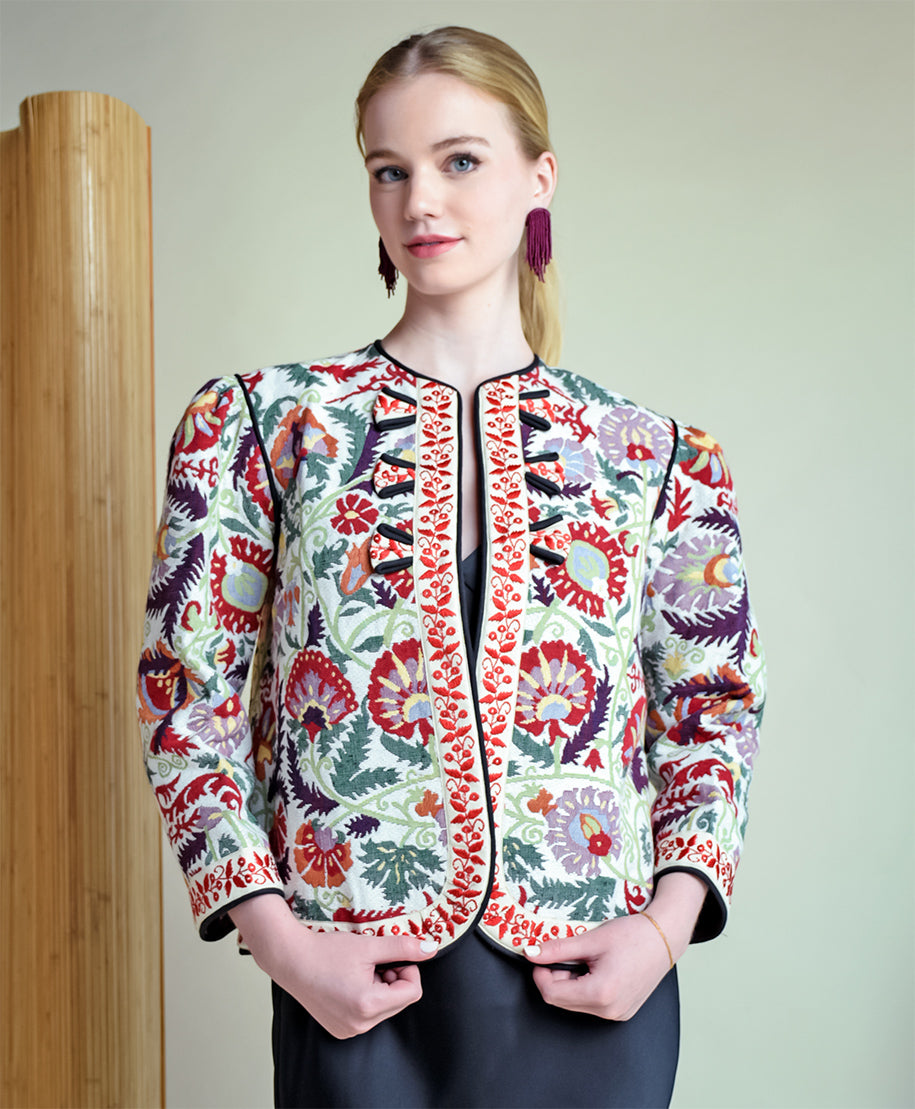 alix of bohemia womens jacket in tapestry fabric