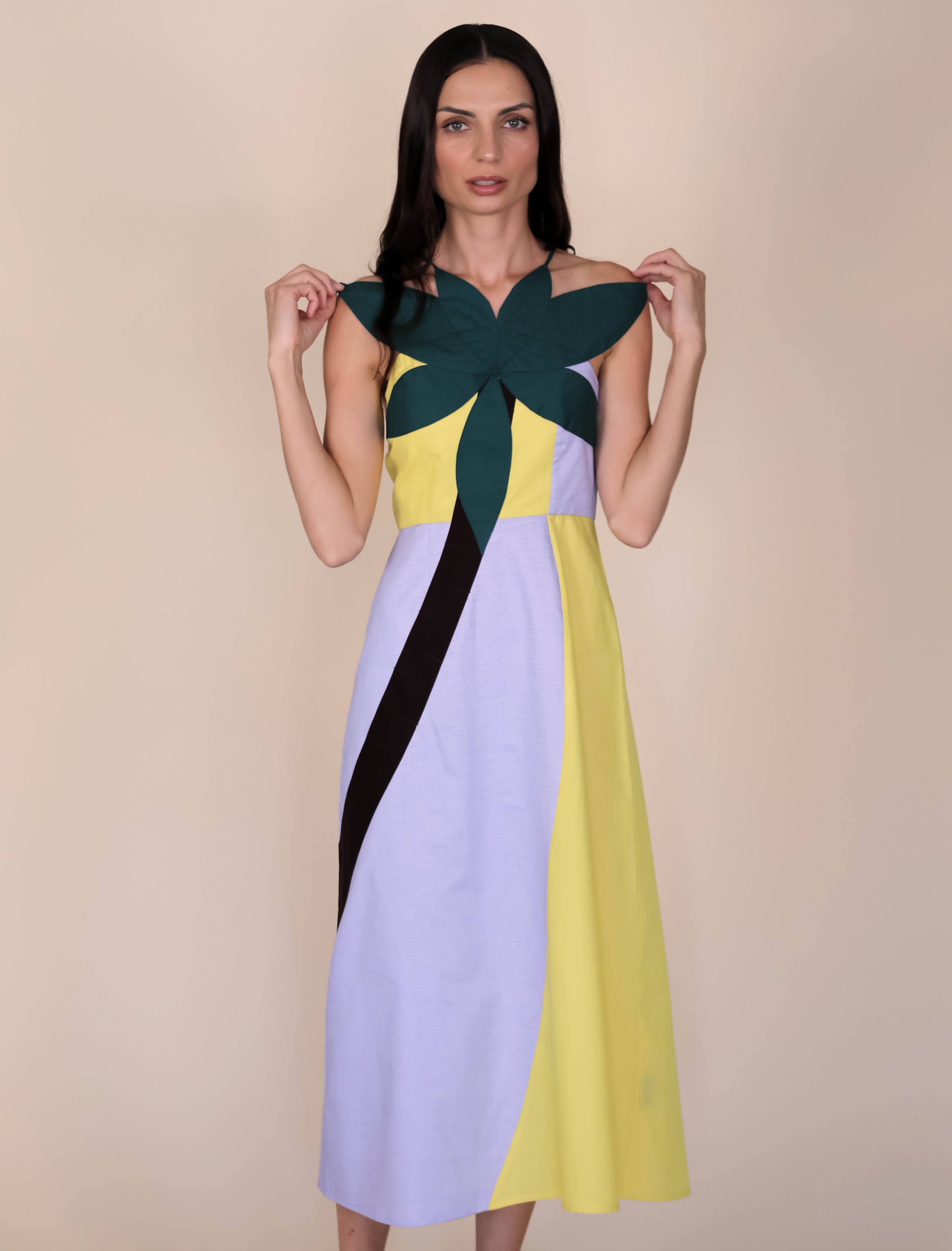 Palm Trees Vera Dress by The Yellow Lamb main image 0