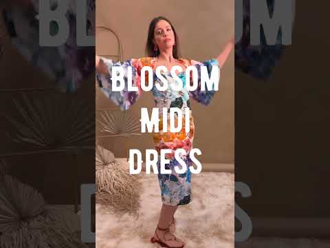Blossom Cotton Dress | Floral Wedding Guest Dress