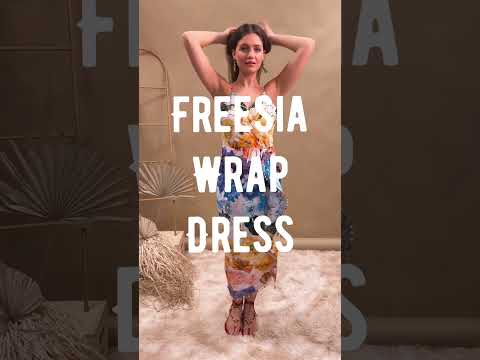 Freesia Wrap Dress | Floral Wedding Guest Dress