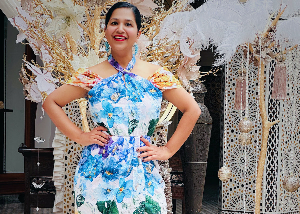 Bohemian Dress for wedding guest – Sandhya Garg