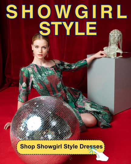 Showgirl style Red midi dress