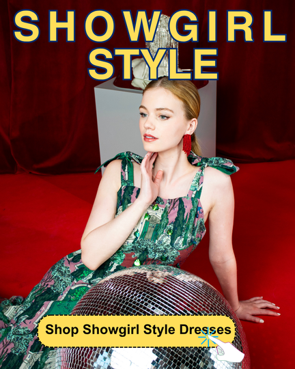 Showgirl style red maxi dress 