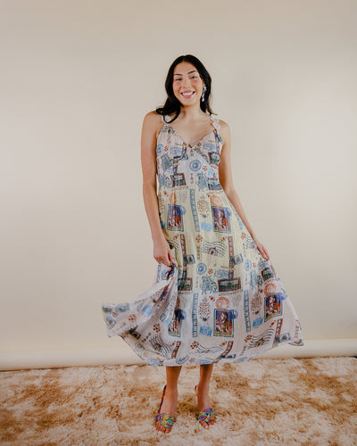 Tropical Wedding guest dress