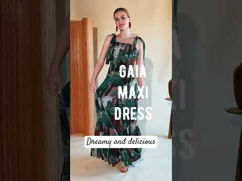 Gaia Pink Maxi Dress