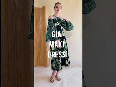 Gia Black Maxi Dress