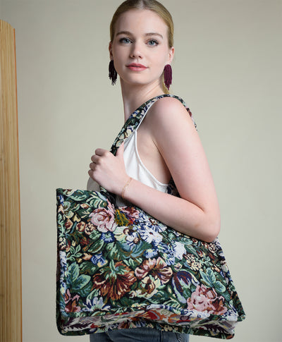 Daphne Floral Tote Bag