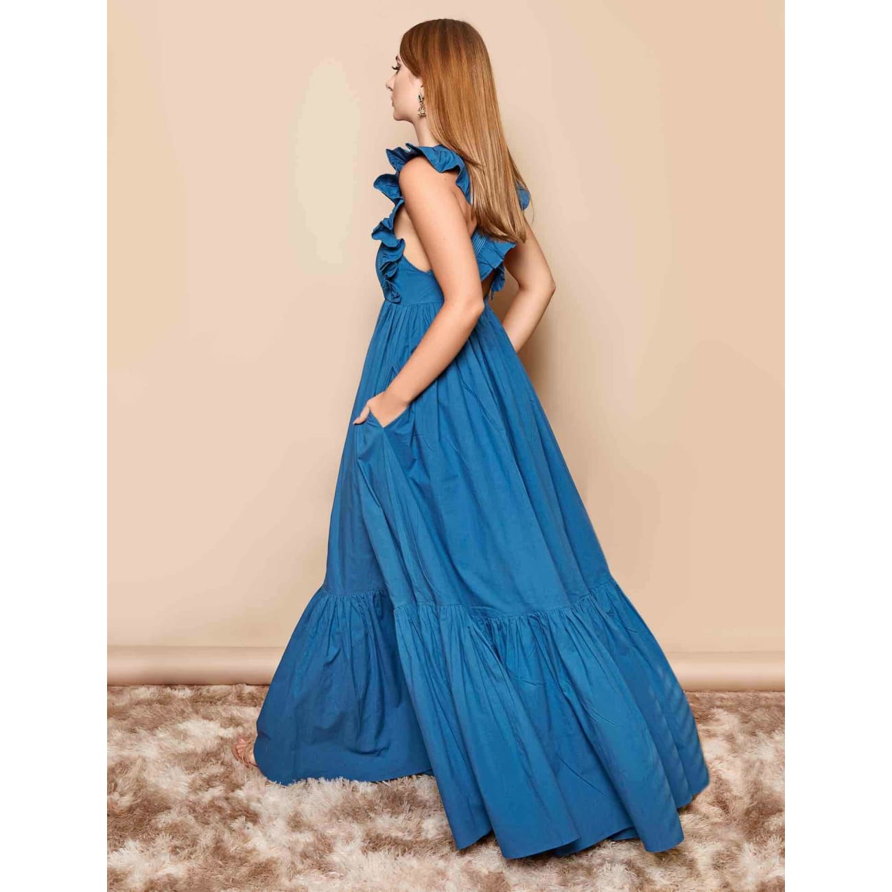 Teal Maxi Dress | Boho Chic | Womens fashion by Sandhya Garg Teal Maxi Dress | Boho Chic | Womens fashion by Sandhya Garg
