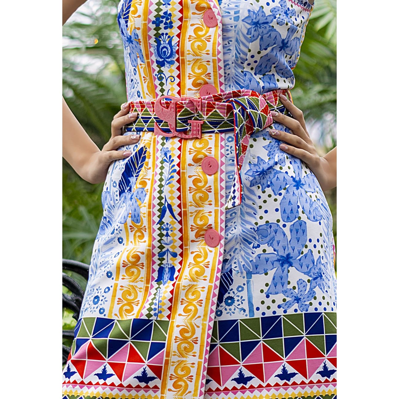 Frida Yellow Jacket Dress Dresses Sandhya Garg Free Shipping beach dress Boho Chic cruise dress Designer dress Dress for vacation