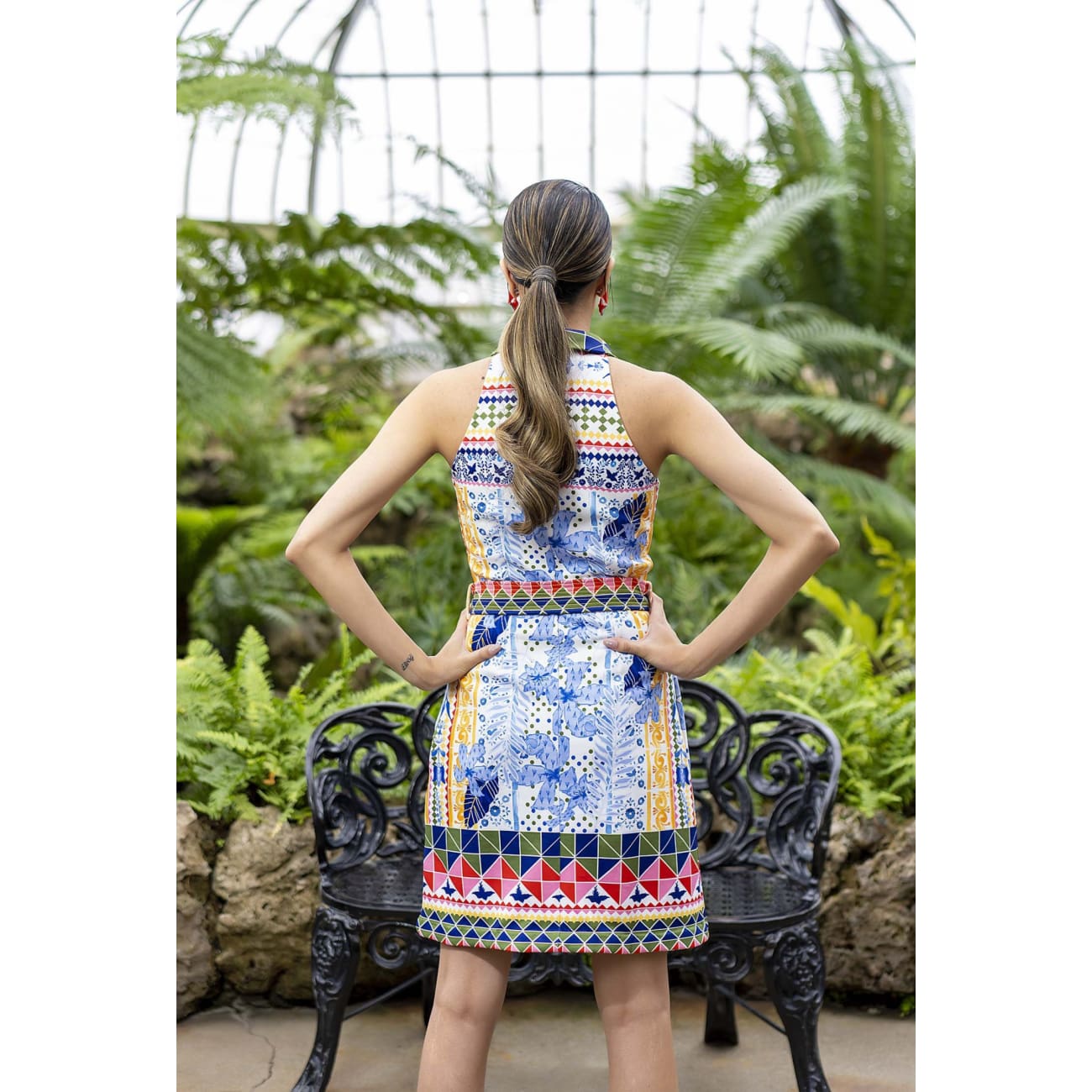 Frida Yellow Jacket Dress Dresses Sandhya Garg Free Shipping beach dress Boho Chic cruise dress Designer dress Dress for vacation