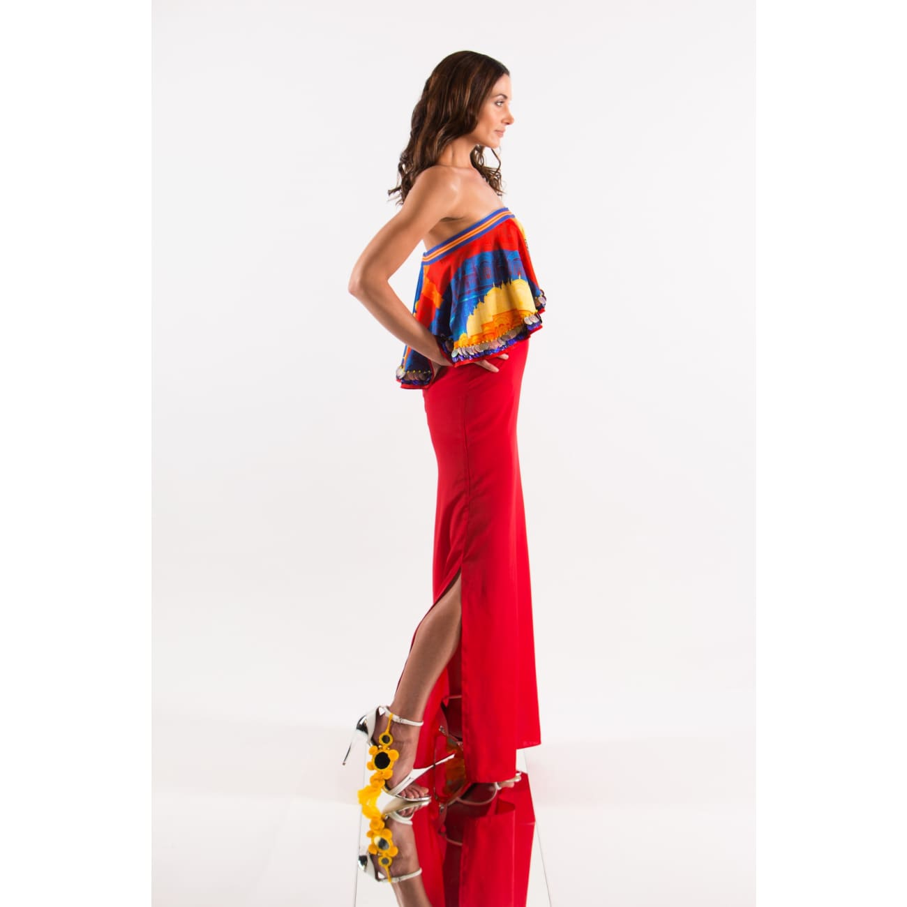 Meera Dress Dresses Sandhya Garg Free Shipping Custom Made United States designer dress Luxury Luxury dress Sleeveless Dresses
