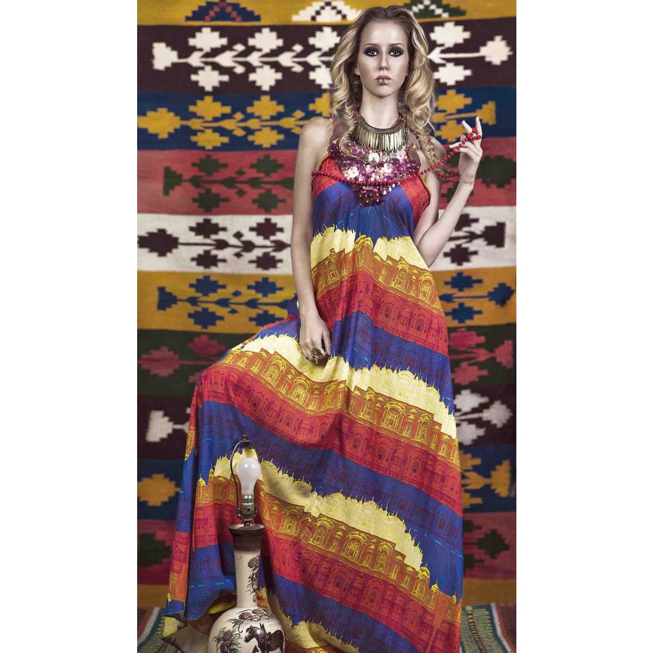 Renny Dress Bohemian Dress – Sandhya Garg Renny Dress Bohemian Dress – Sandhya Garg