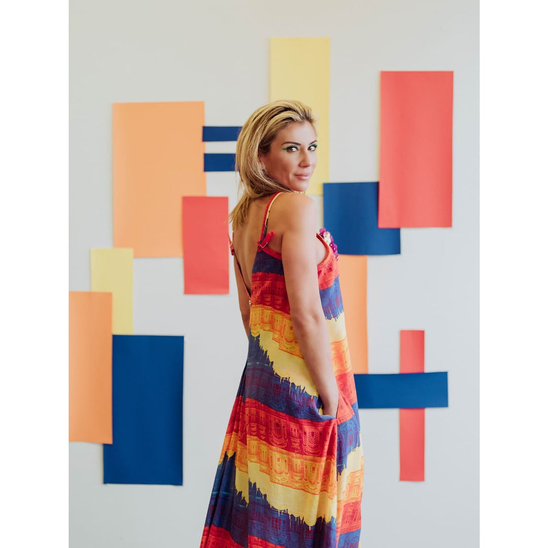 luxury boho dresses Renny Dress Bohemian Dress – Sandhya Garg
